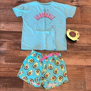 Justice PJ set Size 7/8 girls